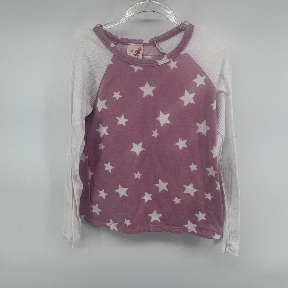 Lily Bleu Star Print Raglan‎ Long Sleeve Top Girl's